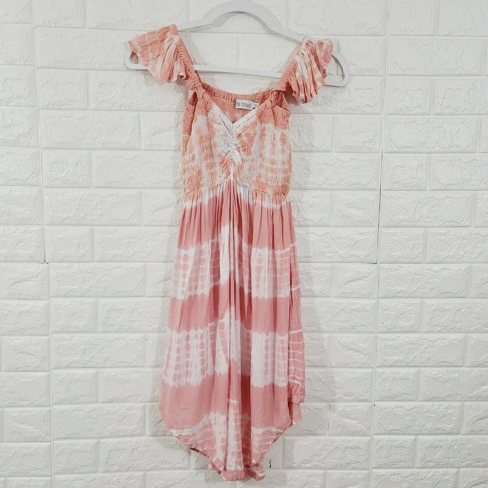 Tiare Hawaii M/L Smocked Off-The-Shoulder Dress